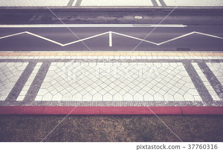 Pavement and street from above. Pavement and street from above. 37760316