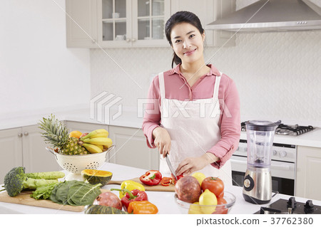 住房，生活，家庭主婦，韓國人 37762380