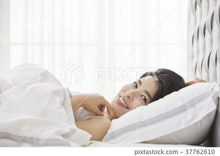 房子，臥室，生活，婦女，韓國人 37762610