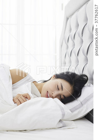 房子，臥室，生活，婦女，韓國人 37762617