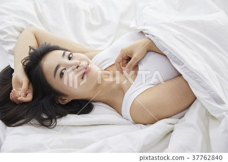 房子，生活，臥室，床，女人，韓國 37762840