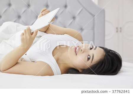 房子，臥室，生活，婦女，韓國人 37762841