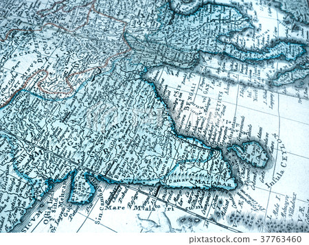 Old world map India 37763460