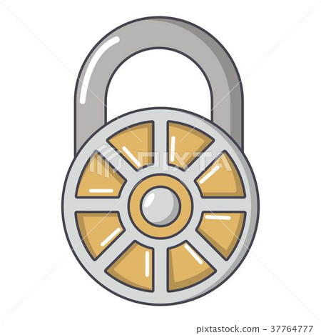Lock modern icon, cartoon style - Stock Illustration [37764777] - PIXTA