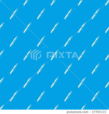 Dagger pattern seamless blue 37765115