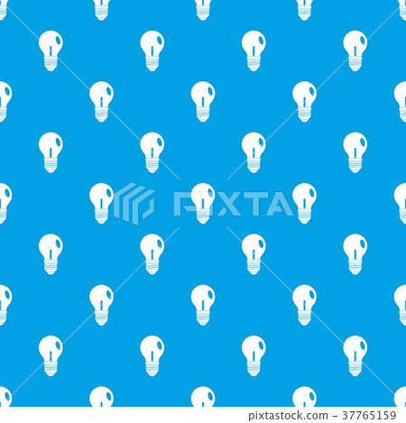 Light bulb pattern seamless blue Light bulb pattern seamless blue 37765159
