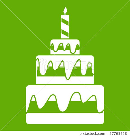 Cake icon green Cake icon green 37765538