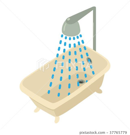 Bathroom icon, isometric style Bathroom icon, isometric style 37765779