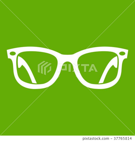 Eyeglasses icon green Eyeglasses icon green 37765814