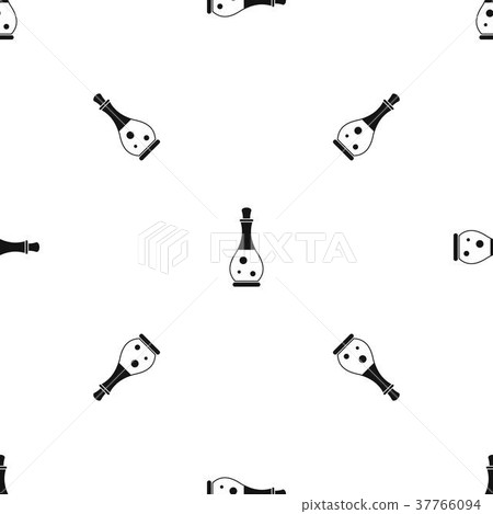 Massage oil pattern seamless black 37766094