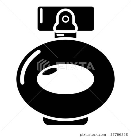 Perfume bottle spray icon, simple black style Perfume bottle spray icon, simple black style 37766238