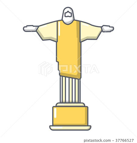 Cristo redentor icon, cartoon style 37766527