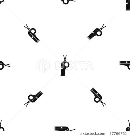 Whistle pattern seamless black Whistle pattern seamless black 37766761