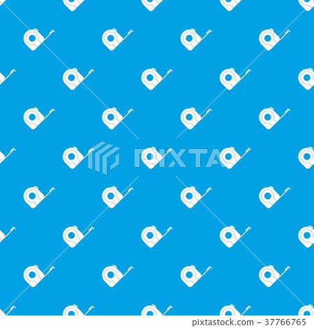 Roulette construction tool pattern seamless blue 37766765