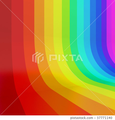 abstract colorful of curve rainbow  background,3d 37771140
