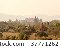Pagoda landscape the plain of Bagan , Myanmar 37771262