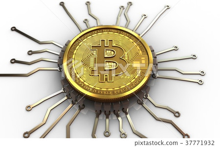 3d bitcoin chip schema 37771932