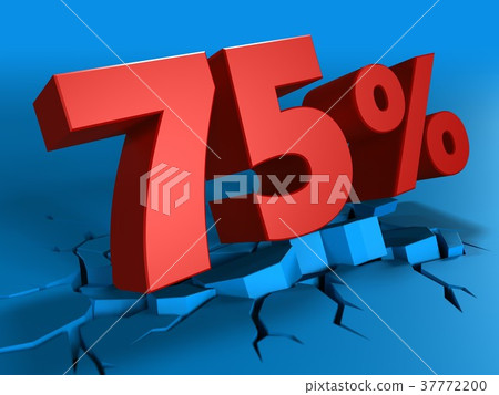 3d of 75 percent discount 37772200