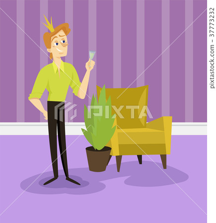 Modern prince in casual clothes and golden crown Modern prince in casual clothes and golden crown 37773232