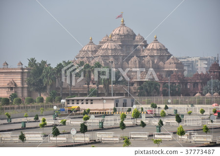 印度首都德里世界上最大的印度教寺廟Swaminarayan Akhaldam 印度首都德里世界上最大的印度教寺廟Swaminarayan Akhaldam 37773487