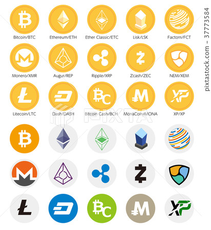 Various virtual currencies-Bitcoin Nem 37773584