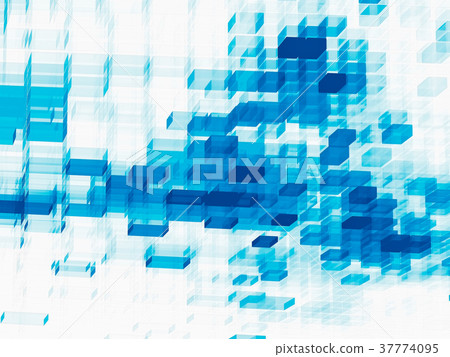 Cubes background - abstract digitally image 37774095