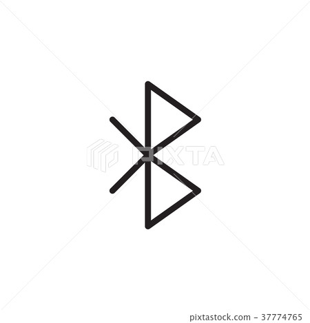 bluetooth icon Vector illustration, EPS10. bluetooth icon Vector illustration, EPS10. 37774765