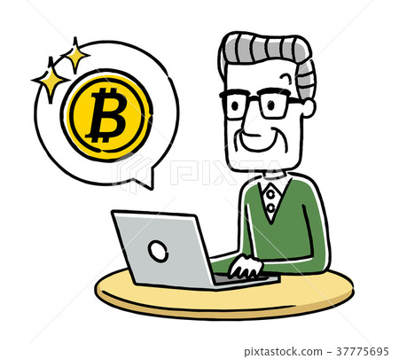 Senior men: Internet, virtual currency 37775695