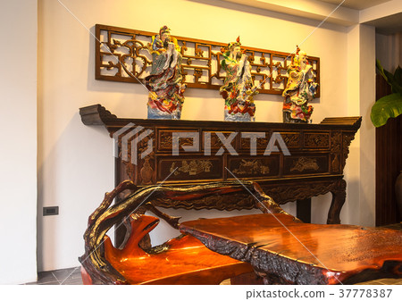 Reception and swimming pool of Thai hotel Reception and swimming pool of Thai hotel 37778387