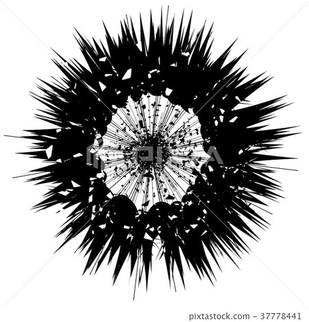 Explode Flash, Star Burst on White Background Explode Flash, Star Burst on White Background 37778441