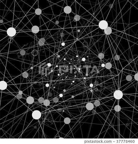 Technology Background with Particle Technology Background with Particle 37778460