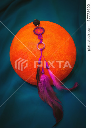 Small Violet Dreamcatcher - Earring Or Pendant Small Violet Dreamcatcher - Earring Or Pendant 37778600