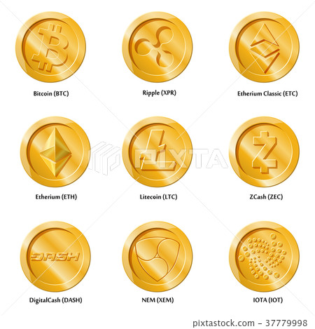 Crypto currency icons coin. Crypto currency icons coin. 37779998