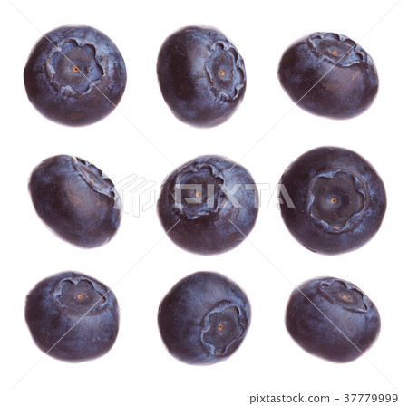 Fresh raw blueberries different shape isolated Fresh raw blueberries different shape isolated 37779999