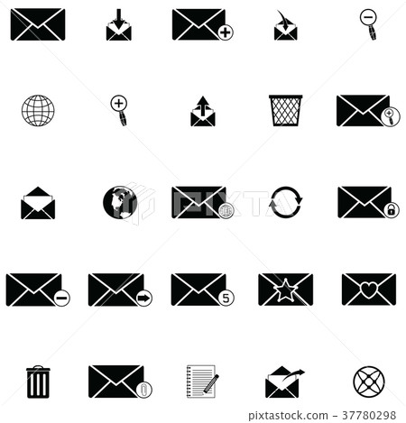 email icons set email icons set 37780298