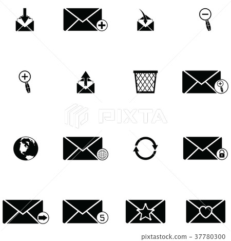 email icons set 37780300