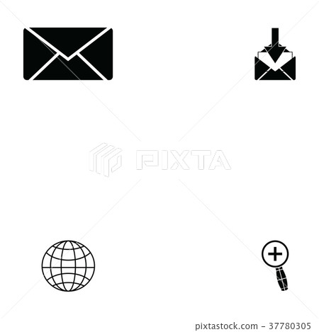 email icons set email icons set 37780305