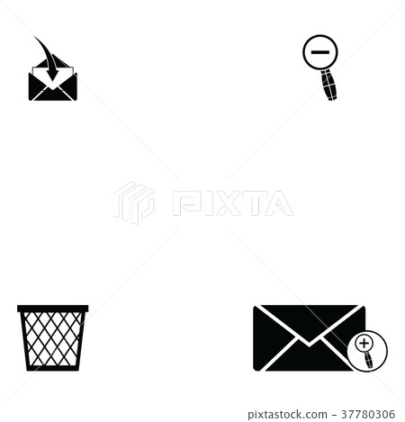 email icons set email icons set 37780306