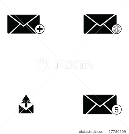 email icons set email icons set 37780309