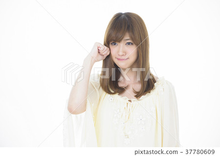 女人年輕女人可愛的肖像 37780609