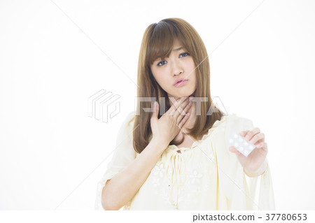 女人年輕女人可愛的肖像 37780653