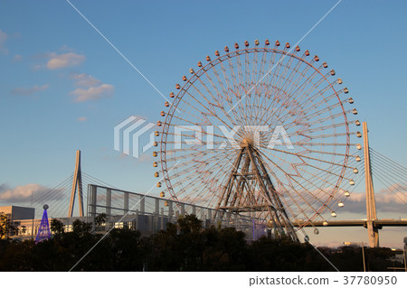 弗累斯大轉輪在日落天空下 弗累斯大轉輪在日落天空下 37780950