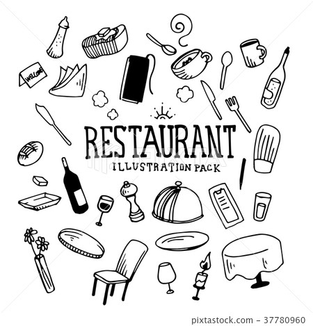 餐廳 飯店 圖標 37780960