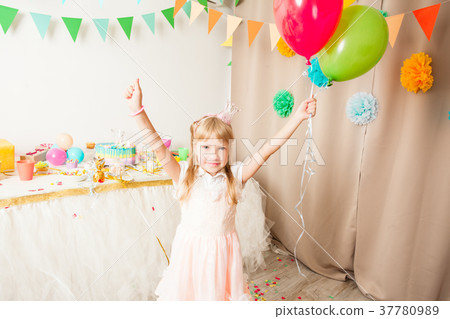 Happy little birthday girl 37780989