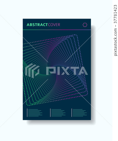 Abstract neon geometric line pattern background Abstract neon geometric line pattern background 37781423