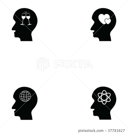 thoughts icon set - Stock Illustration [37781627] - PIXTA