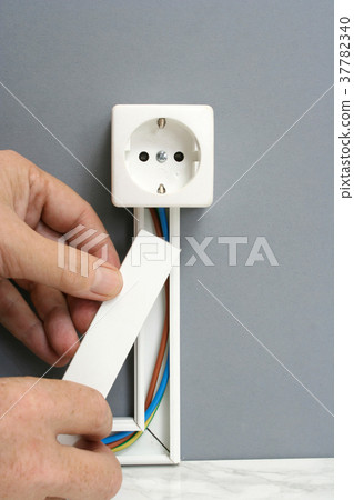 Installing a power outlet 37782340