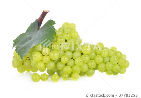 Green grape isolated on white background Green grape isolated on white background 37783258