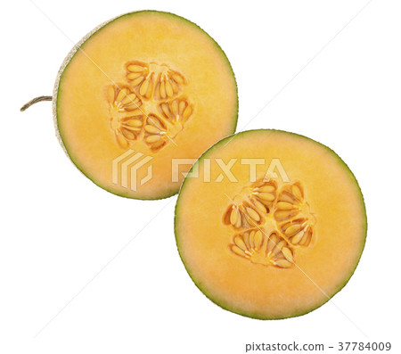 melon isolated  37784009
