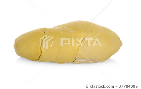 durian  white background. 37784099